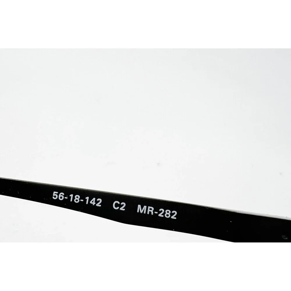Michael Ryen Eyeglasses Men Black MR-282 Double Bridge 56-18-142